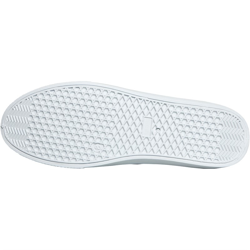 French Connection Heren FCUK Deck Slip On Canvas Pumps Grijs - Afbeelding 2