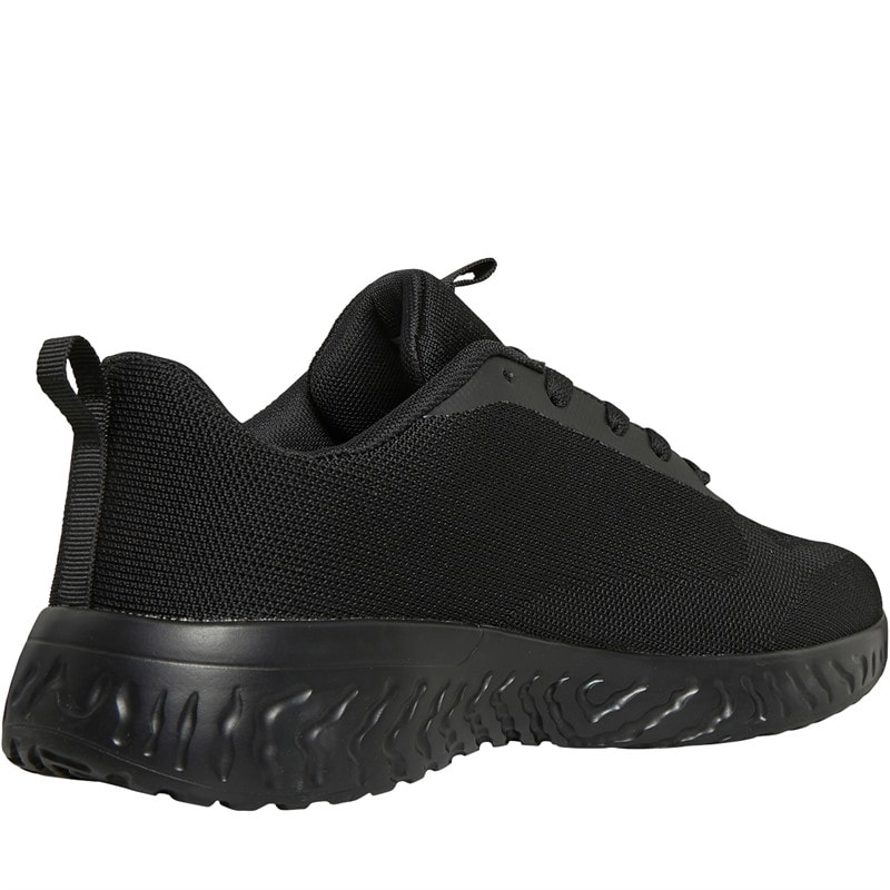 French Connection Heren V5 Lace Sneakers Zwart Mono - Afbeelding 5