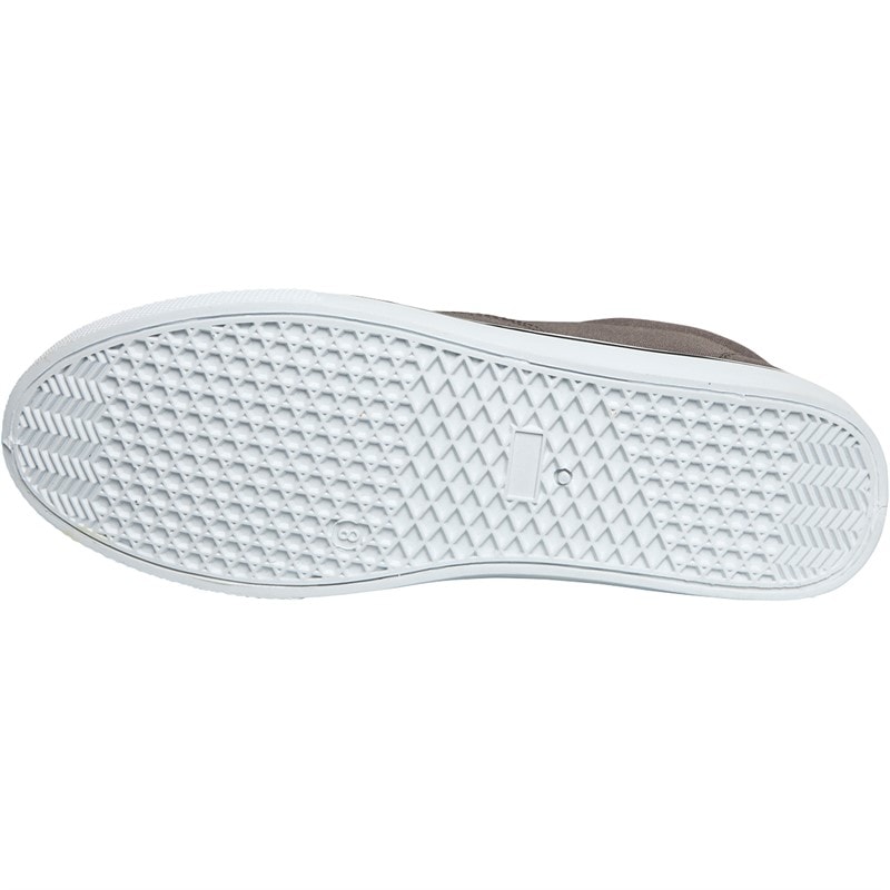 French Connection Heren FCUK Deck Canvas Pompen Grijs - Afbeelding 2