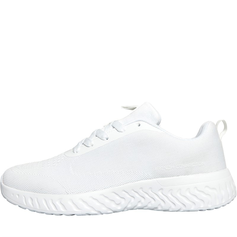 French Connection Heren V5 Lace Trainers Wit Mono - Afbeelding 1