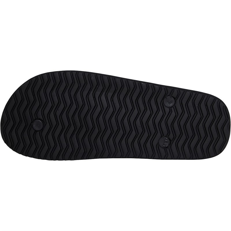 French Connection Heren FCUK Slippers Zwart - Afbeelding 3