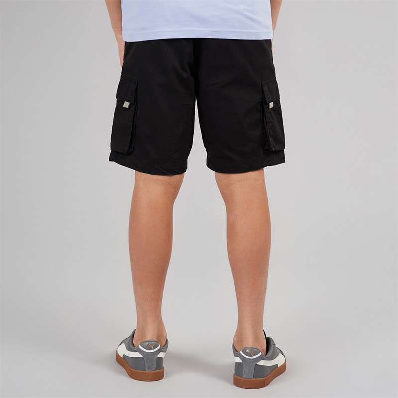 French Connection Jongens Cargo Shorts Zwart - Afbeelding 2