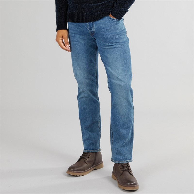 French Connection Heren FCUK Regular Fit Jeans Ind55