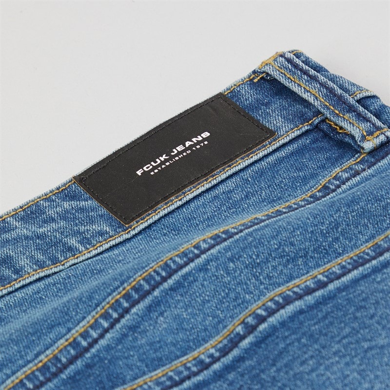 French Connection Heren FCUK Regular Fit Jeans Ind55 - Afbeelding 3