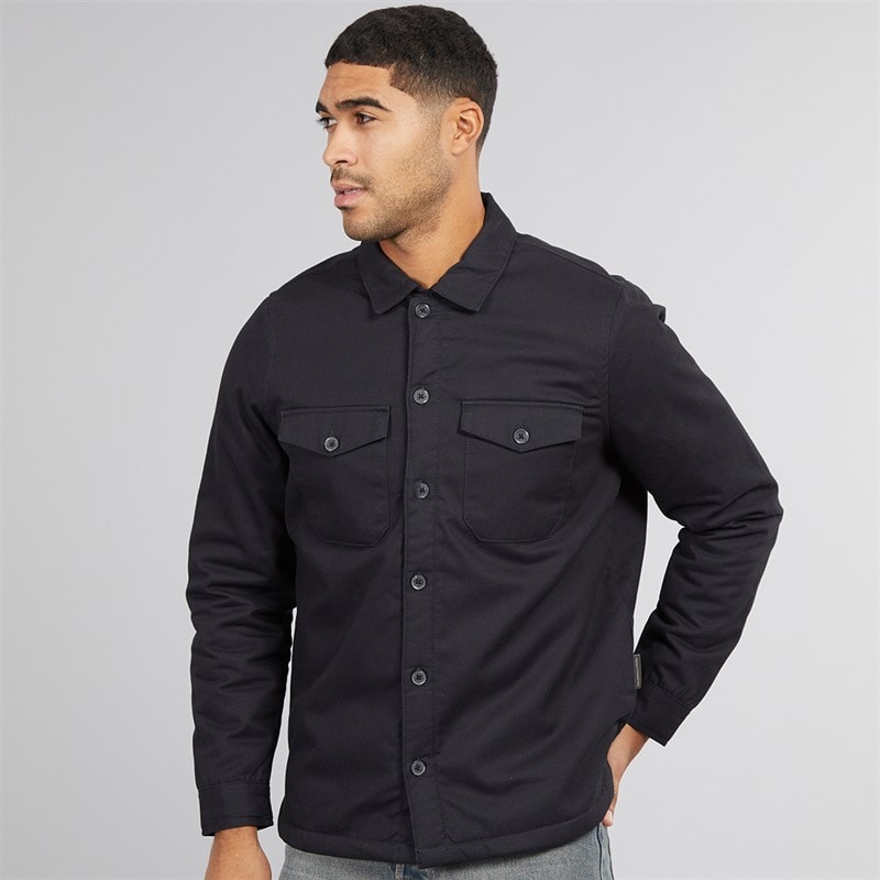 French Connection Heren Werk Borg Overshirt Marine - Afbeelding 5