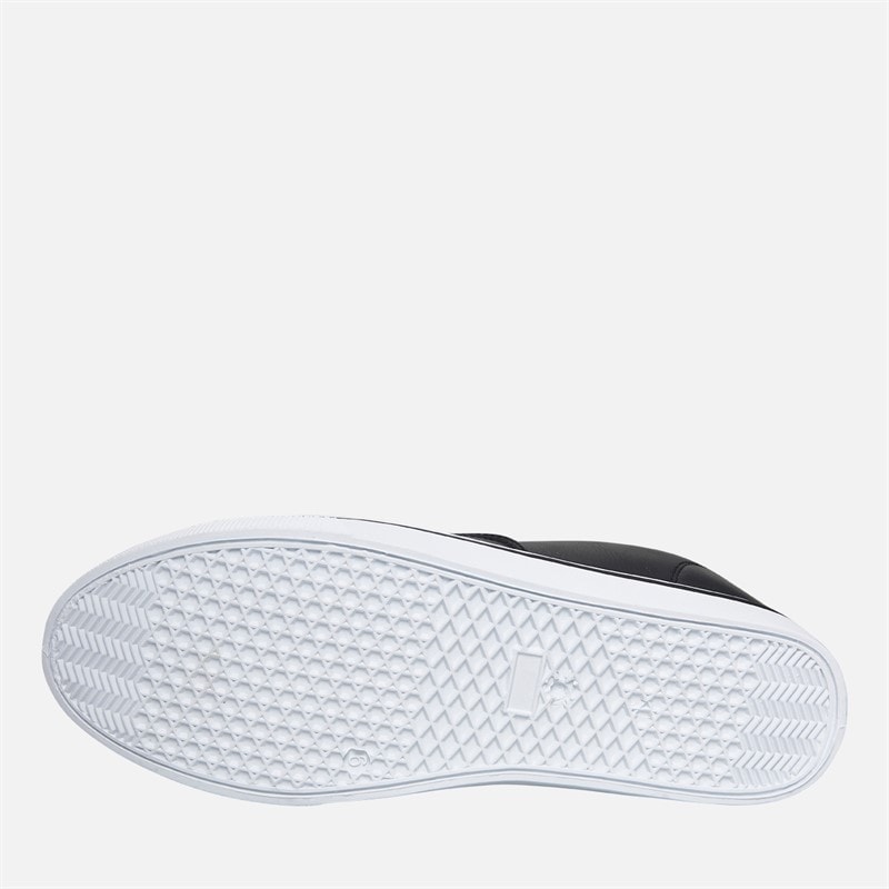 French Connection Heren Deck PU Canvas en gympen Zwart - Afbeelding 2