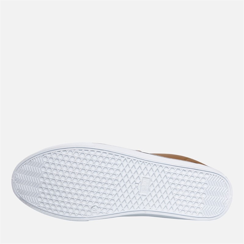 French Connection Heren Deck PU Canvas en gympen Bruin - Afbeelding 2