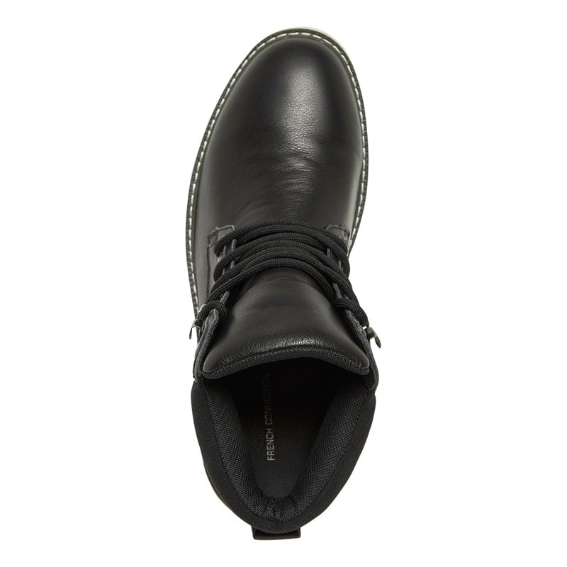 French Connection Heren Workwear Enkellaarzen Zwart - Afbeelding 4