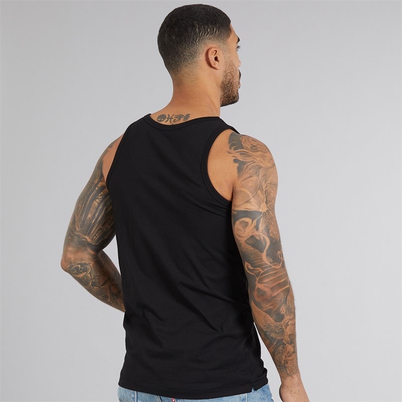 French Connection Heren Drie-Pack Vesten Multi 4 - Zwart/Wit/Licht Grijs Melange - Afbeelding 3