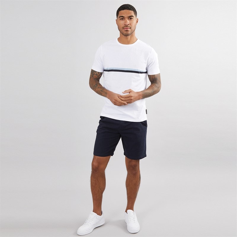 French Connection Heren Shorts met Trekkoord Marine - Afbeelding 3