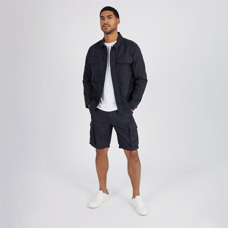 French Connection Heren Tech Overshirt Marine - Afbeelding 3