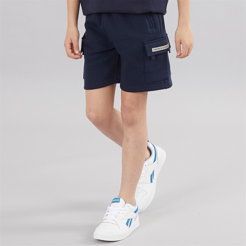 French Connection Cargo Shorts Jongens Marine/Grijs - Afbeelding 1