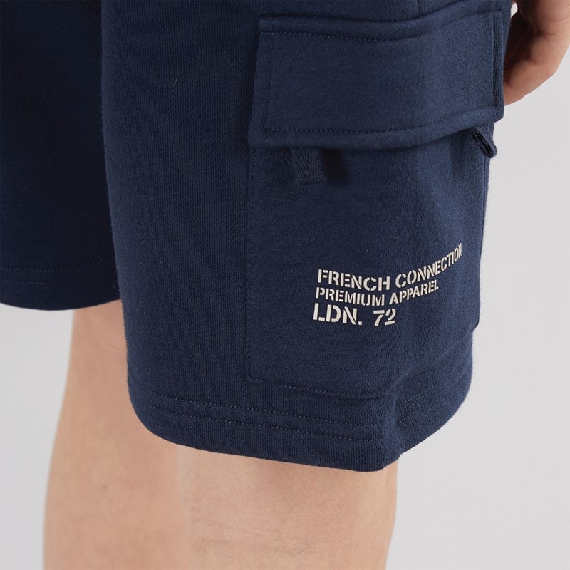 French Connection Cargo Shorts Jongens Marine/Grijs - Afbeelding 3