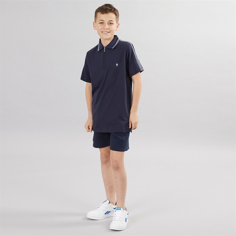 French Connection Cargo Shorts Jongens Marine/Grijs - Afbeelding 4