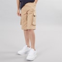 French Connection Jongens Vault Cargo Shorts Zand/Zwart