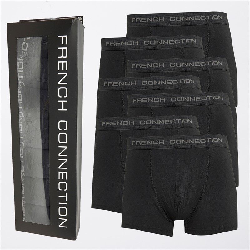 French Connection Boxers Homme FC Seven Pack Fc1 Black