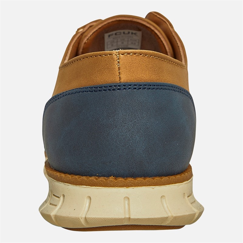 French Connection Heren Tread Sole 2 Sneakers Bruin - Afbeelding 3