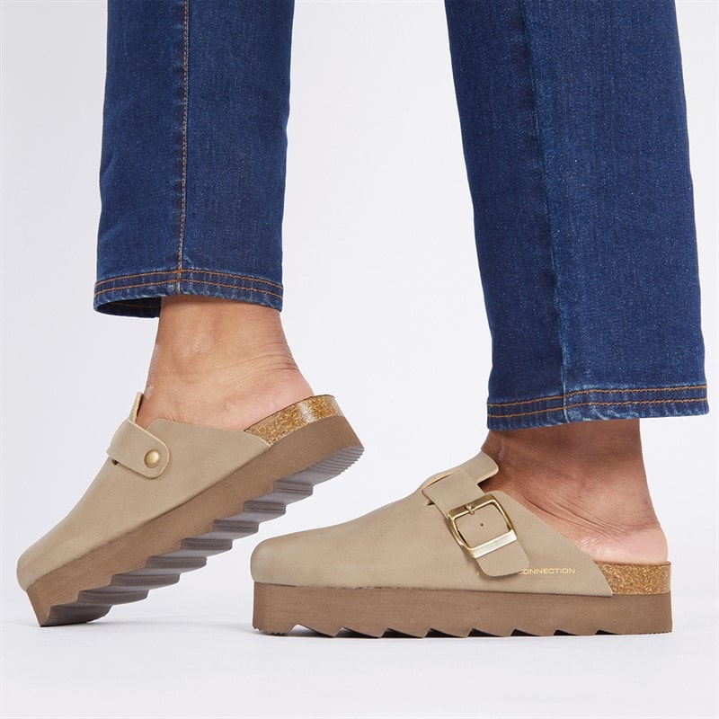 French Connection Dames Sandalen Bruin - Afbeelding 1