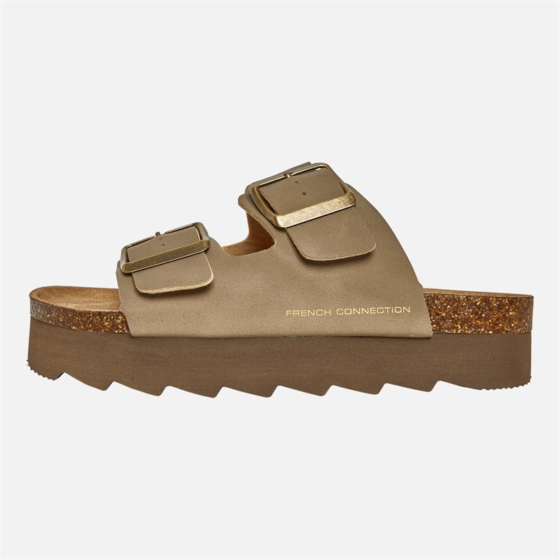 French Connection Dames Sandalen Bruin - Afbeelding 2