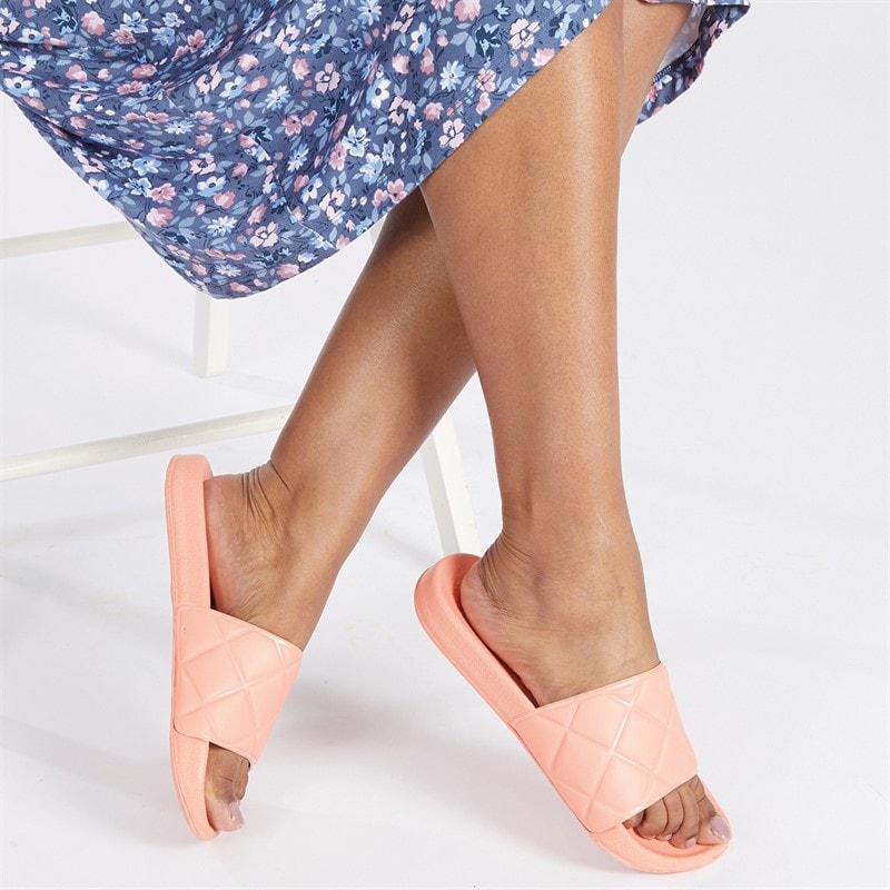 French Connection Dames Slippers Roze