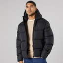 French Connection Heren Mid Jas Zwart