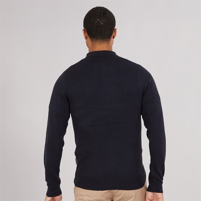 French Connection Heren Cash L/S Polo Shirt Marine - Afbeelding 2