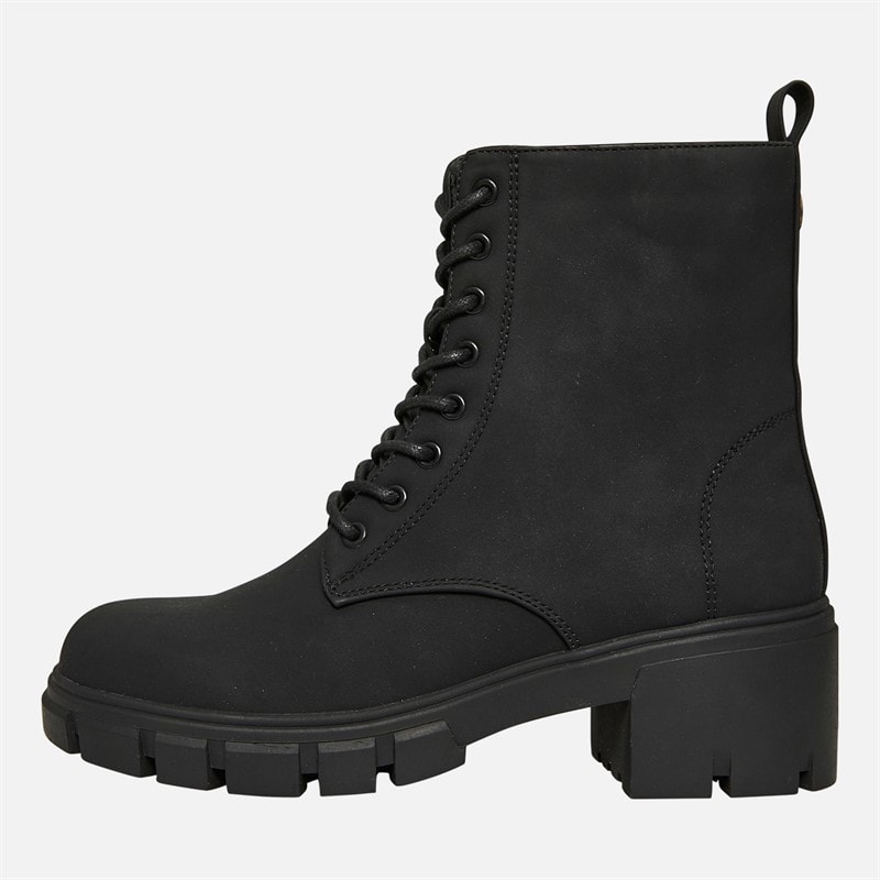 French Connection Bottes à Lacets Épaisses Femme Noir - Image 2