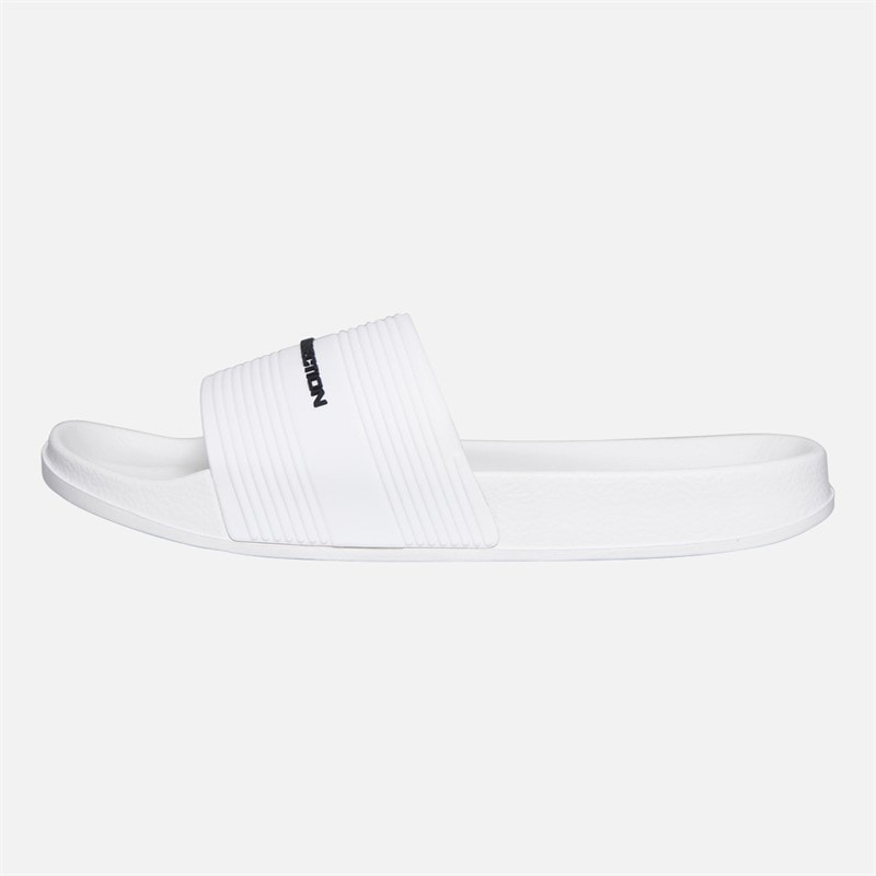 French Connection Heren band sliders Wit/Black Logo - Afbeelding 2