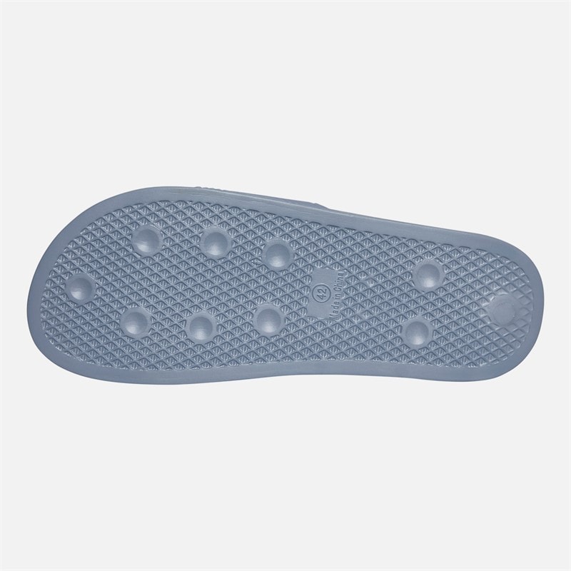 French Connection Heren band slippers licht blauw/wit logo Lgt Blue/White Logo - Afbeelding 3