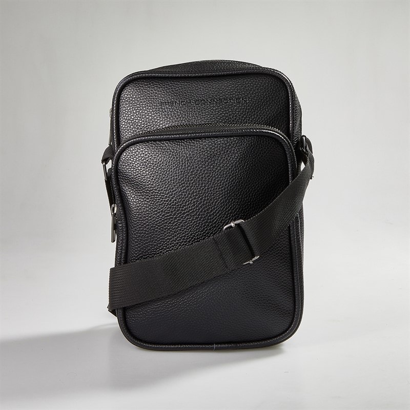 French Connection Heren FC Klassieke Flight Bag Zwart - Afbeelding 2