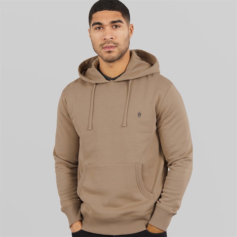 French Connection Herren FC Hoodie Mink/Gunmetal