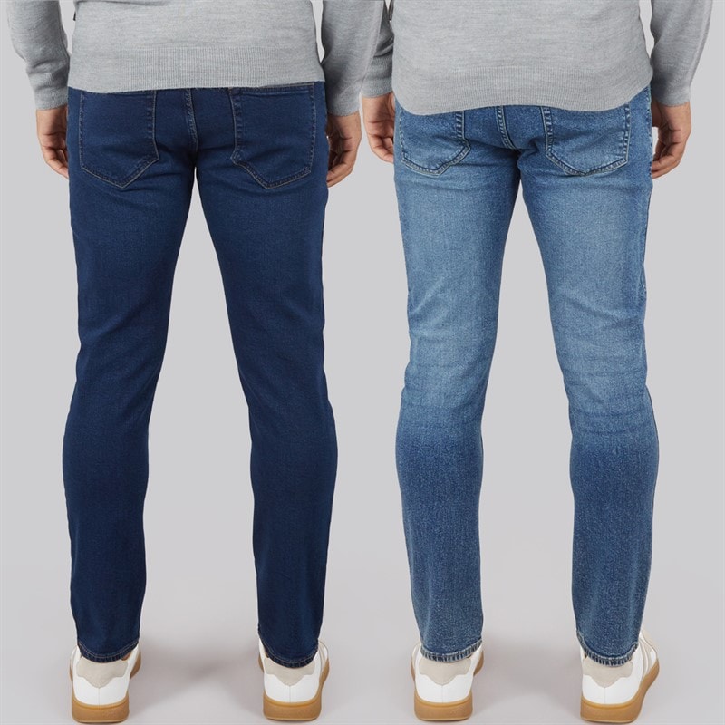 French Connection Homme FCUK Pacquet Double jeans coupe slim Ind50/Ind55 - Image 2