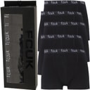 French Connection Herren FCUK Fünferpack Boxers FCUK 2 Schwarz
