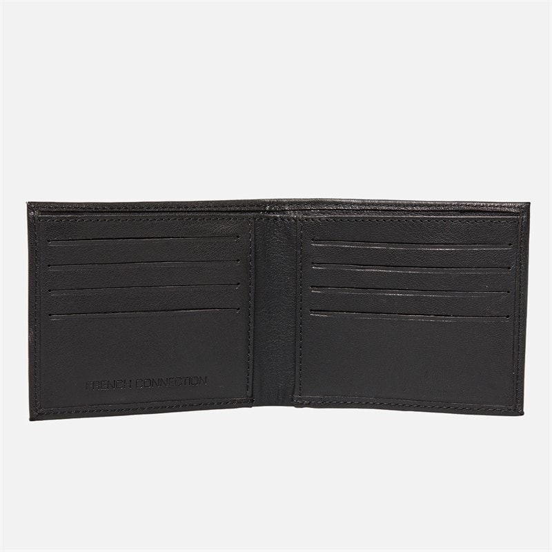 French Connection Heren Gunmetal Portemonnee Zwart - Afbeelding 2