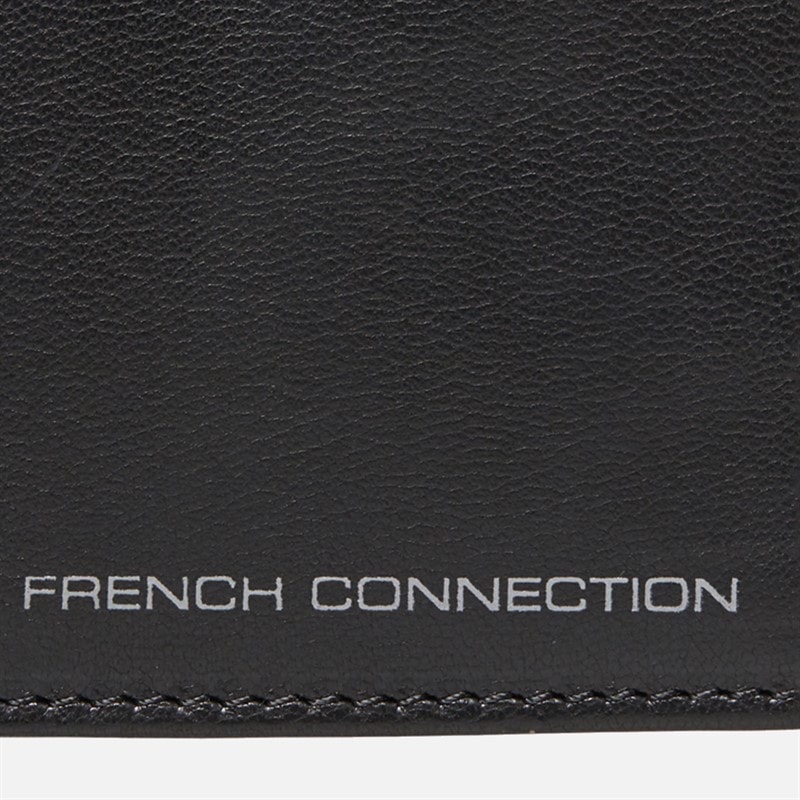 French Connection Heren Gunmetal Portemonnee Zwart - Afbeelding 4