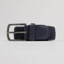 French Connection Ceinture en tissu élastique Homme Marine