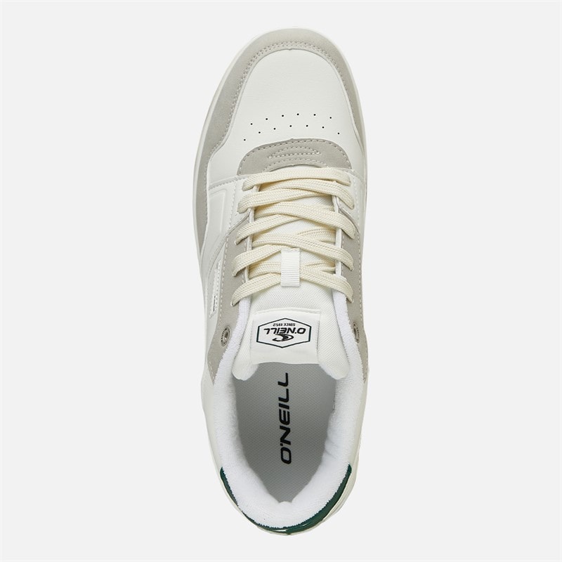 O'Neill Heren Sheldon Sneakers Fel Wit/Nimbus Wolk Bright White/ Nimbus Cloud - Afbeelding 4
