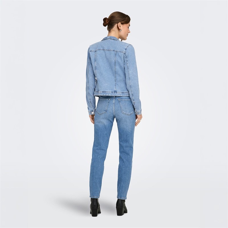 Only Kurtka dżinsowa dla niej kolor Light Blue Denim – zdjęcie  2