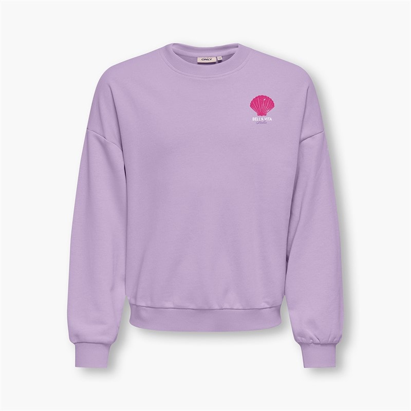 Only Meisjes Karlie Sweatshirt Orchid Bloom