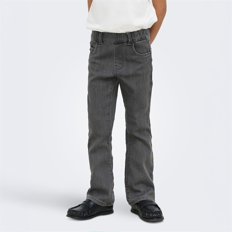 Only Mädchen Mini Regen Schlag Jeans Medium Grey Denim