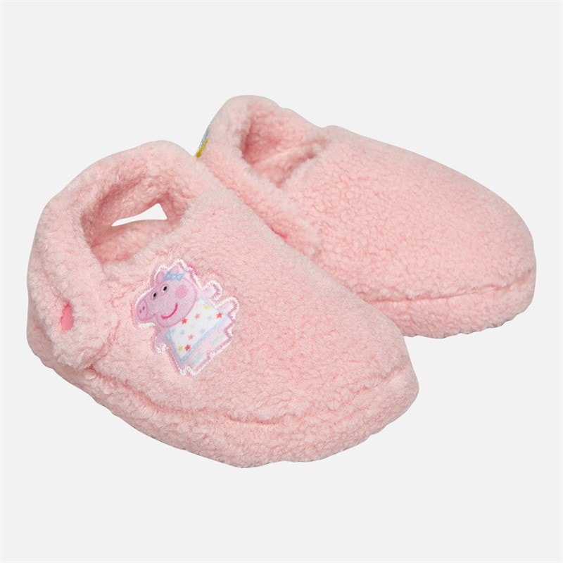 Peppa Pig Meisjes Hayle Volledige Borg Pantoffels Roze - Afbeelding 1