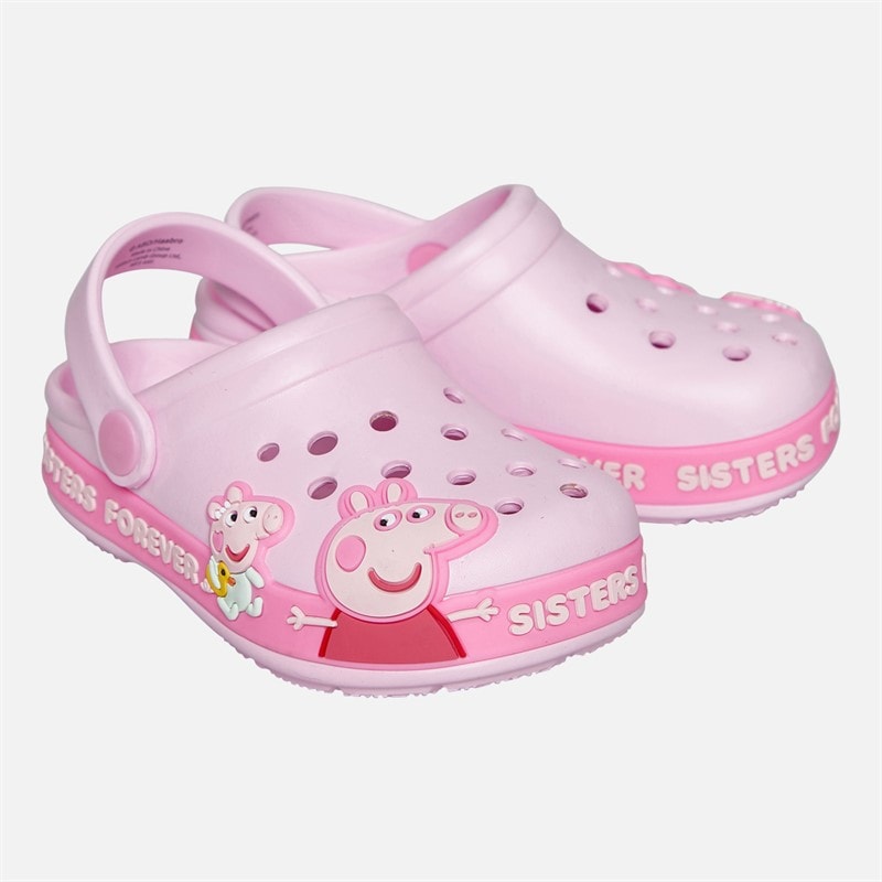 Peppa Pig Meisjes Zussen Klompen Roze/Multi - Afbeelding 1