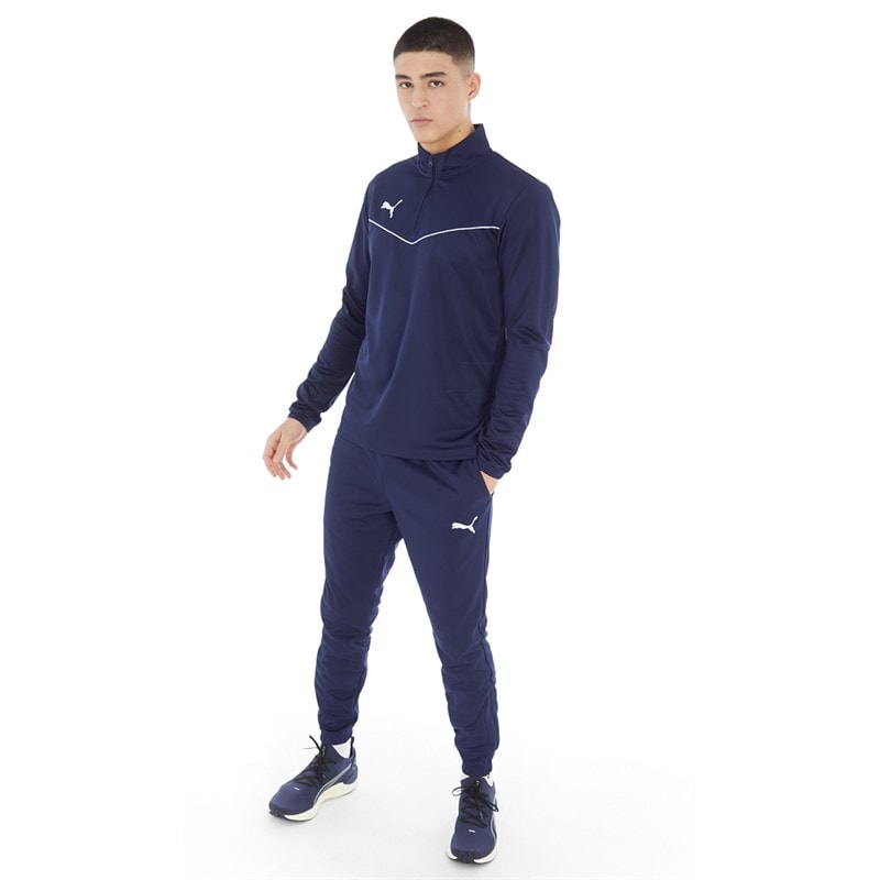 Puma Heren teamRISE Poly Sportperformance broeken Blauw - Afbeelding 3
