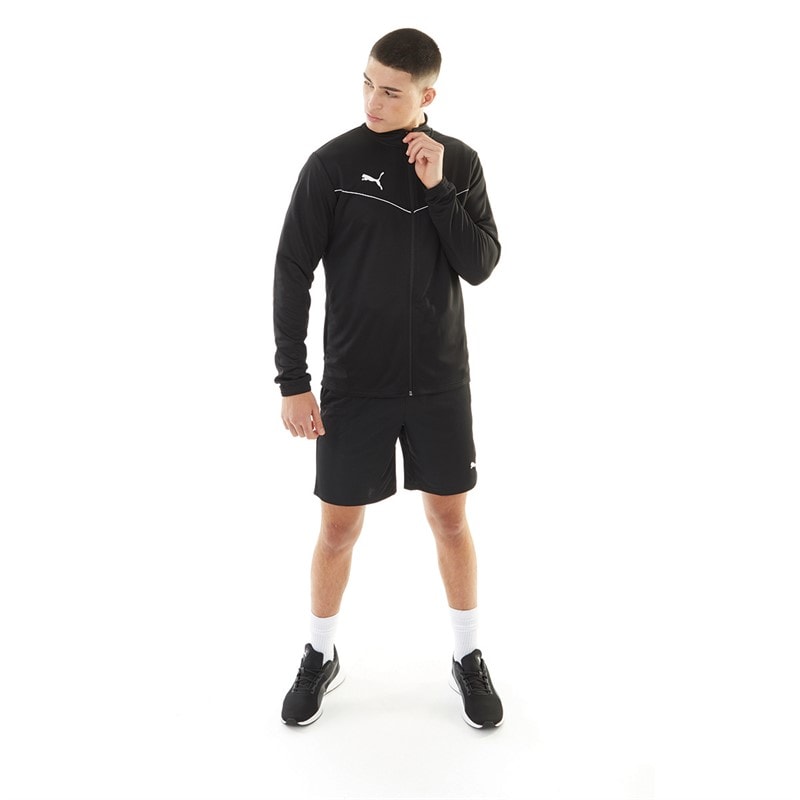 Puma Herren teamRISE Performance Sporttops Schwarz - Bild 4