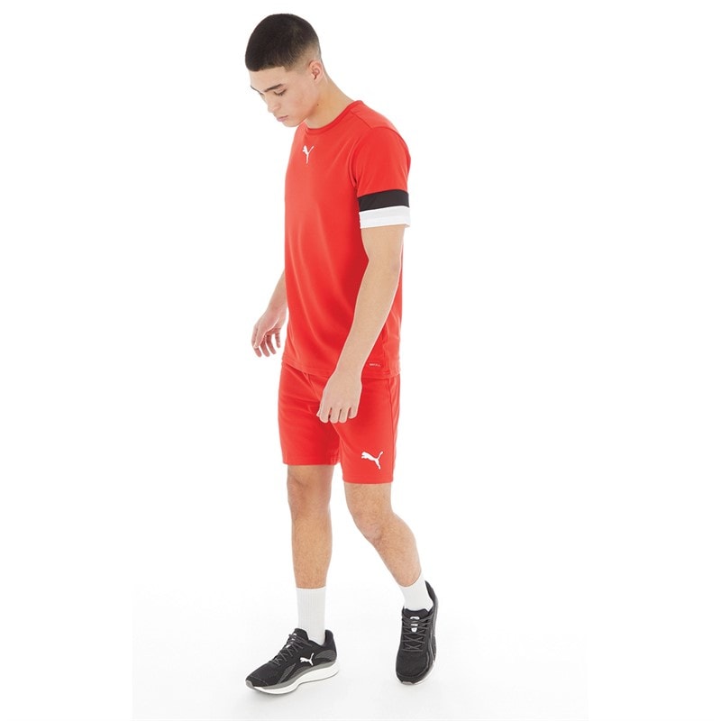 Puma Herren teamRISE Performance Sportshorts Rot - Bild 4