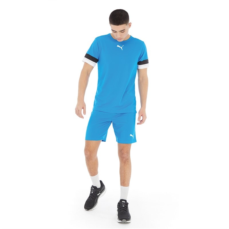 Puma Herren teamRISE Performance Sporthosen Blau - Bild 4