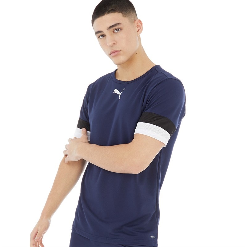 Puma Heren teamRISE Sports Performance Tops Blauw - Afbeelding 1
