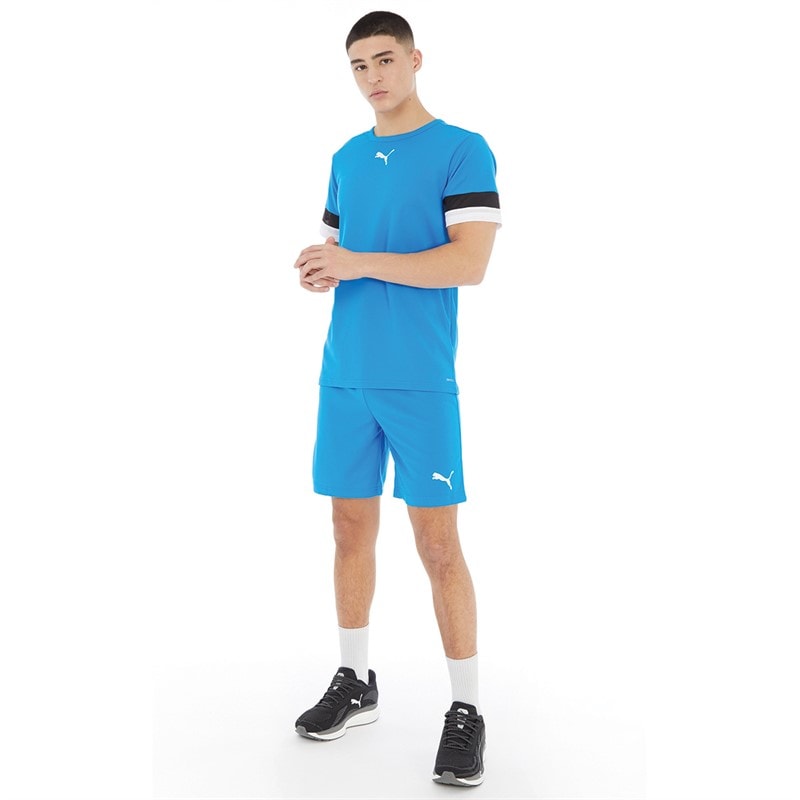 Puma Heren teamRISE Sports Performance Tops Blauw - Afbeelding 3