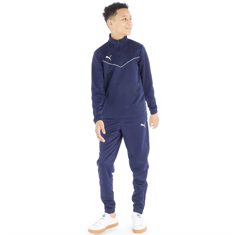 Puma Jungen teamRISE Performance Sporthosen Blau - Bild 4