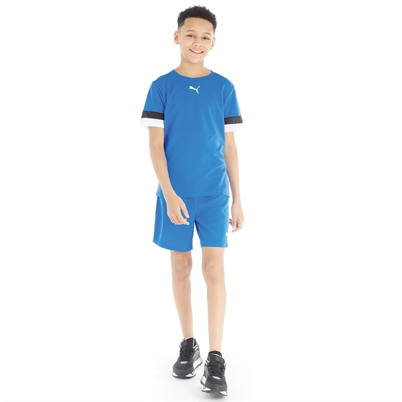 Puma Jongens teamRISE Sportperformance broeken Blauw - Afbeelding 4